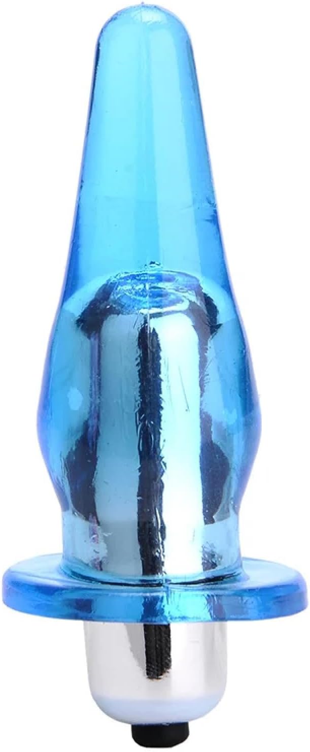 (Blue)Anal Butt Plug Erotic Anal Plug Vibrator Sex Toys For Women Men Masturbation G Spot Sex Machine Vibrating Bullet Butt Plugs